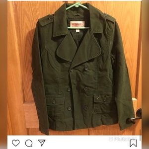 Women Army Green Jacket